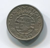 2,5 эскудо 1965 года Португальский Мозамбик