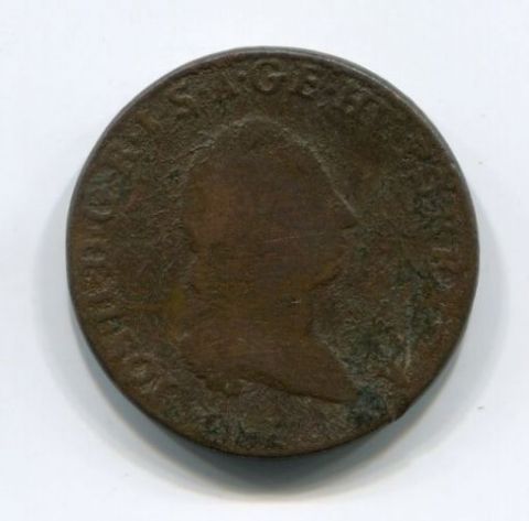 1 крейцер 1782 года Австрия