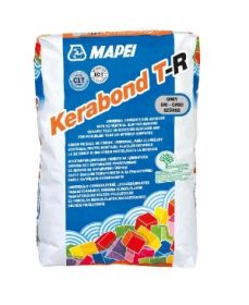 Клей для Плитки и Керамогранита Mapei Kerabond T-R 25кг Серый на Цементной Основе / Мапей Керабонд ТР