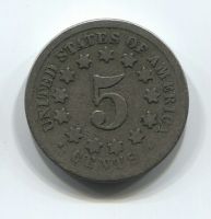 5 центов 1868 года США