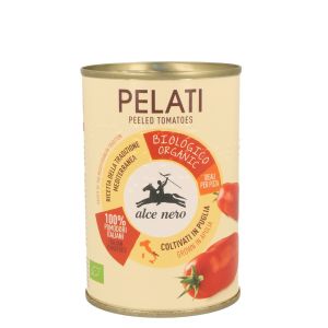 Консервированные Помидоры очищенные био Alce Nero Pomodori Pelati Biologico - 400 г (Италия)