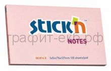 Блок кл.75х127 100л.розовый STICK'N НОРАХ 21154