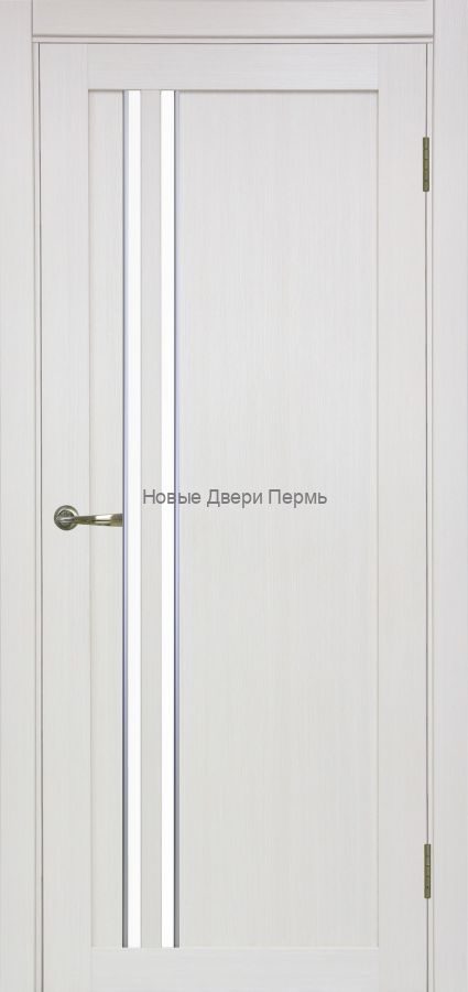 "Турин 525 АПС" Молдинг SC Межкомнатная дверь с матовым стеклом экошпон