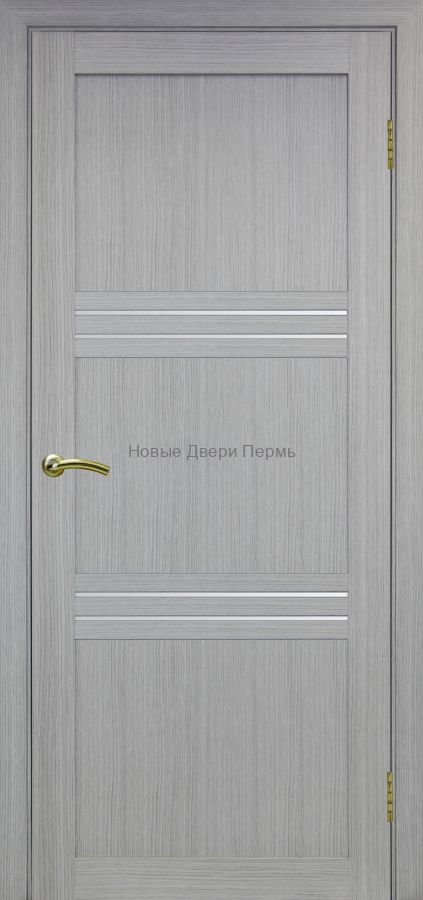 "Турин 553" Межкомнатная дверь с матовым стеклом экошпон