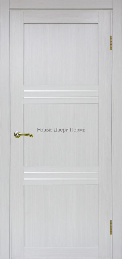 "Турин 553" Межкомнатная дверь с матовым стеклом экошпон