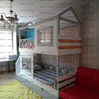 Кровать двухъярусная Домик Felicia №12