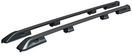 Рейлинги на Volkswagen Multivan/Caravelle/California/ Transporter(2003- ) Long черные