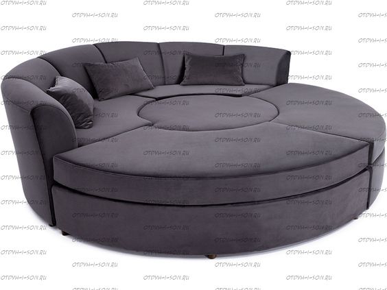 Кровать круглая Амстердам 1077 (б/о)