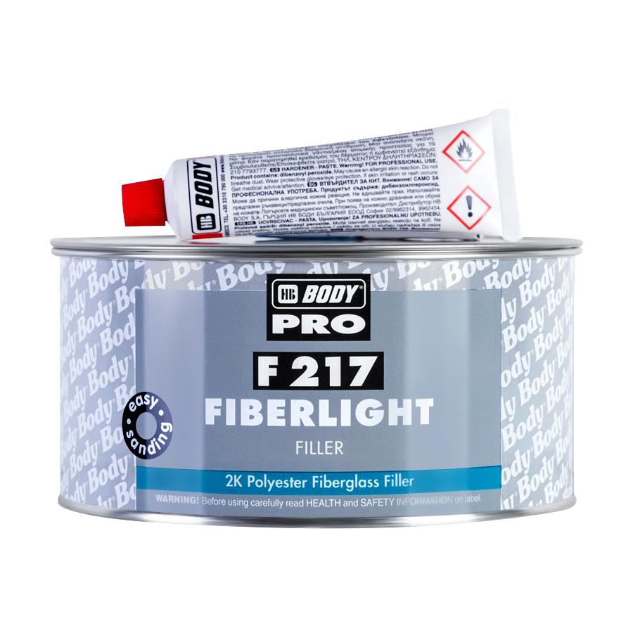 Шпатлевка BODY PRO F217 Fiberlight 1 л.