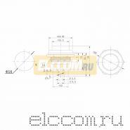 Выключатель-кнопка маталл 220V 2А (2с) (ON)-OFF ?16.2 зеленая (RWD-306)