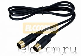 Шнур DIN 5PIN Plug - DIN 5PIN Plug 1.5М (GOLD) REXANT