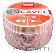 Кабель SAT 50м+CU/CU (75 Ом) 250м белый CAVEL