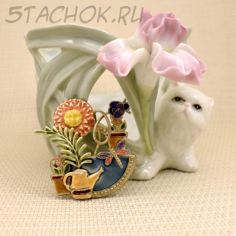 Брошь "Цветоводу-любителю" (США)