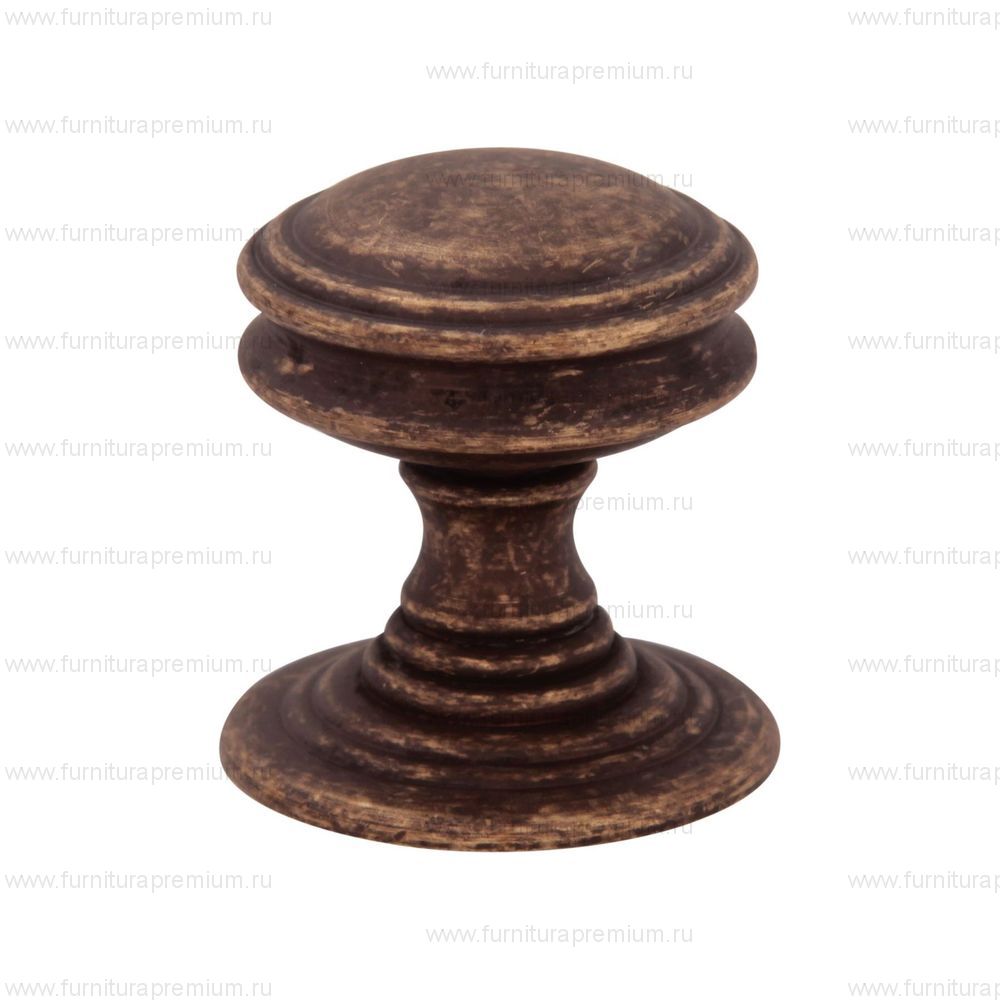 Мебельная ручка-кнопка Melodia 801 Rania 38*42 мм