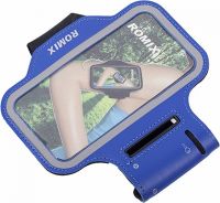 Чехол спортивный на руку Romix Arm Belt (RH07-4.7) для смартфона 4.7" (Blue) фото1