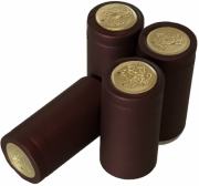 Колпачок термоусадочный, 29.5х60, бордовый