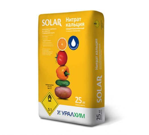 Нитрат кальция Солар, 25 кг