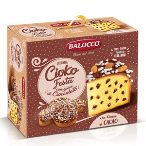 Кулич пасхальный Коломба Чиокофеста Balocco Colomba Ciocofesta con Cioccolato 750 г (Италия)