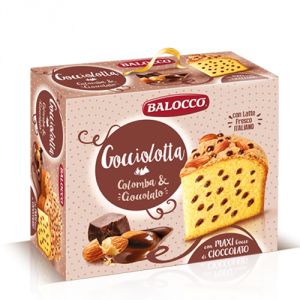Кулич пасхальный Коломба Гочолотто Balocco Colomba Gocciolotto 750 г (Италия)