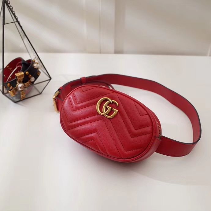 Поясная сумка Gucci Marmont GG