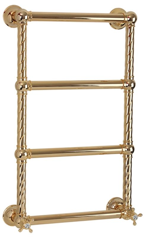 Изображение Позолоченный полотенцесушитель от горячей воды лесенка Migliore Edera ML.EDR-HY.200.do 45x75