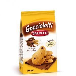 Печенье Капли шоколада Balocco Goccilotti Biscuits 350 г Италия