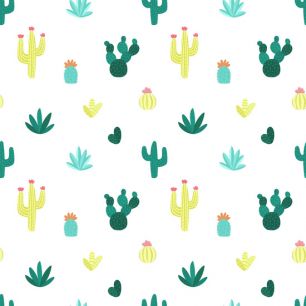 Хлопок Перкаль Весёлые кактусы 50х37 limit