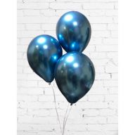 Шар (12''/30 см) Хром Синий