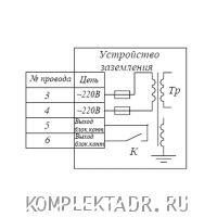 Схема подключения УЗА 2МК04 (220В)