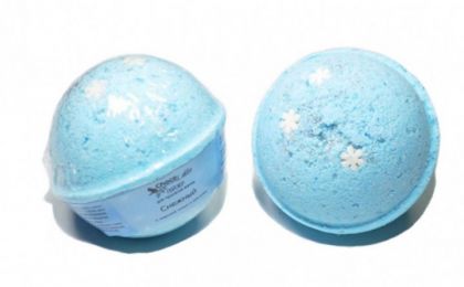 Гейзер (бурлящий шарик) для ванн Снежный 120g