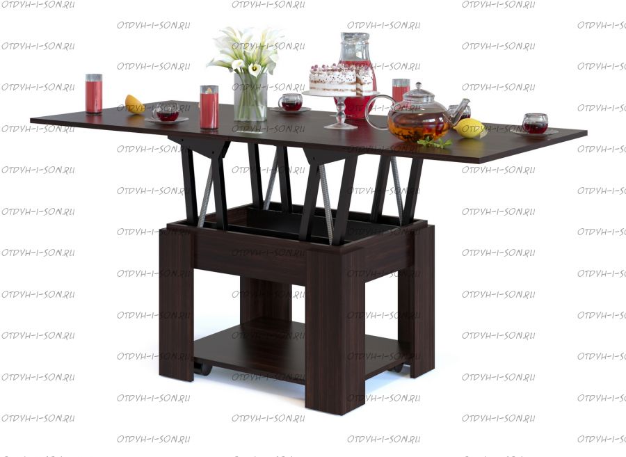 Стол журнальный ССЖ-2 (80/160х60х45/72)