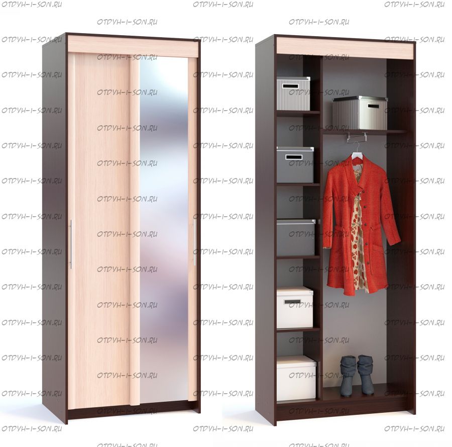 Шкаф-купе Контур ШР-94.2 (90х45х240)