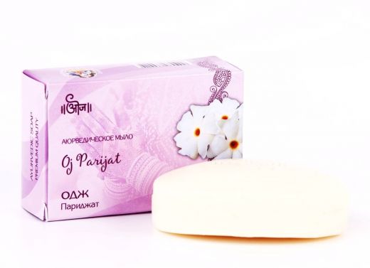 Мыло аюрведическое Одж Париджат | 100 г | Oj Parijat Soap