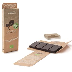 Шоколад темный с Мандарином био Ciokarrua Cioccolato di Modica Biologico IGP Mandarino 50 г - Италия