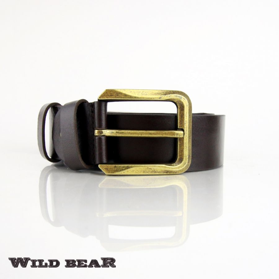 Ремень WILD BEAR RM-012m Brown (в кожаном чехле)