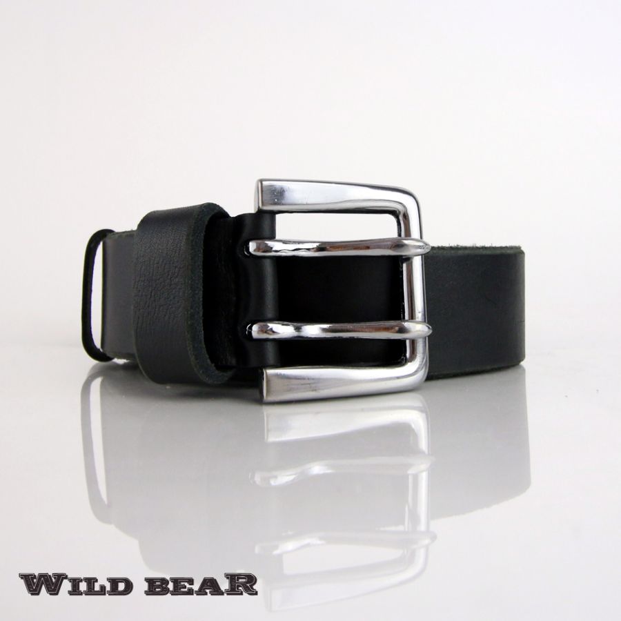 Ремень WILD BEAR RM-013m Black (в кожанном чехле)