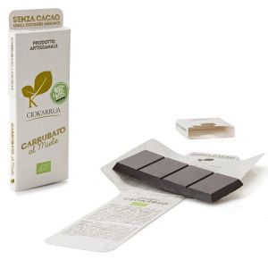 Шоколад из кэроба с Мёдом био Ciokarrua Carrubato all' Miele Biologico 50 г - Италия