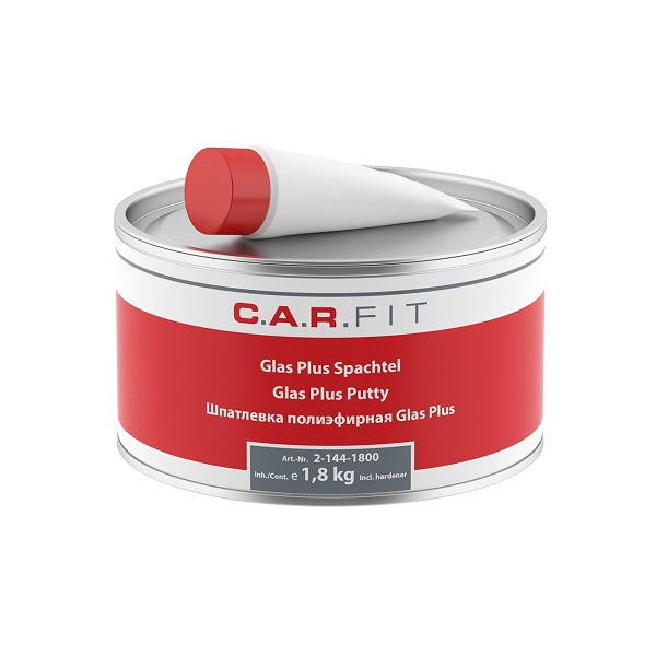 Carfit Glas Putty Шпатлёвка полиэфирная стекловолокнистая, 1,8кг.