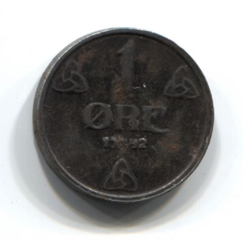 1 эре 1942 года Норвегия VF-