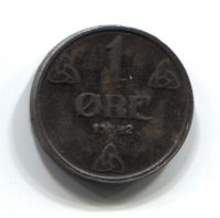 1 эре 1942 года Норвегия VF-