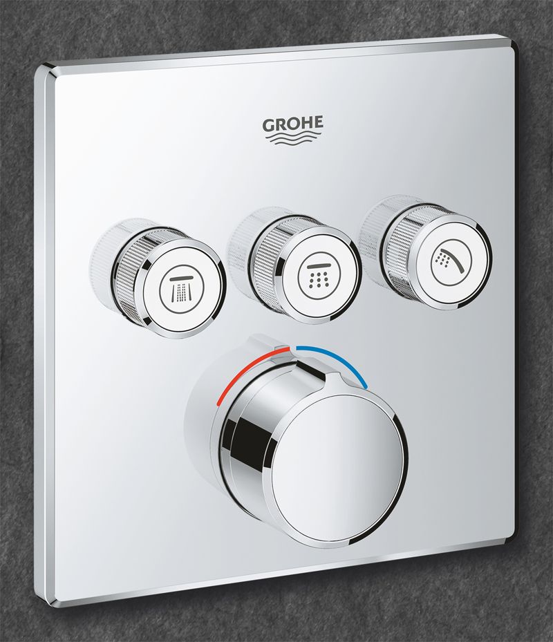 Смеситель Grohe Grohtherm SmartControl для ванны и душа 29149000 схема 3