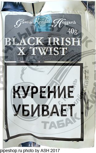 Табак трубочный Gawith & Hoggarth Black Irish X Twist (40 гр.)