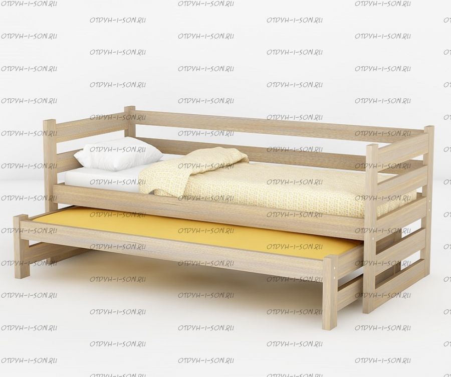 Кровать двухъярусная выкатная Меган №5W, любые размеры