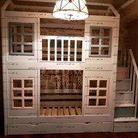 Двухъярусная кровать Домик Felicia №4