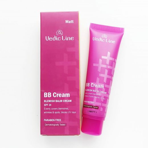 Крем для лица тональный BB матовый розовый | BB Cream Matt | 30 мл | Vedic Line