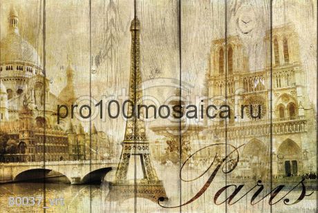 80037 Картина на досках серия RETRO