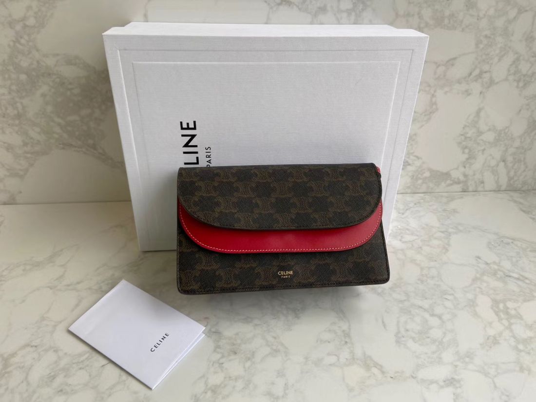 Клатч CELINE TRIOMPHE CANVAS