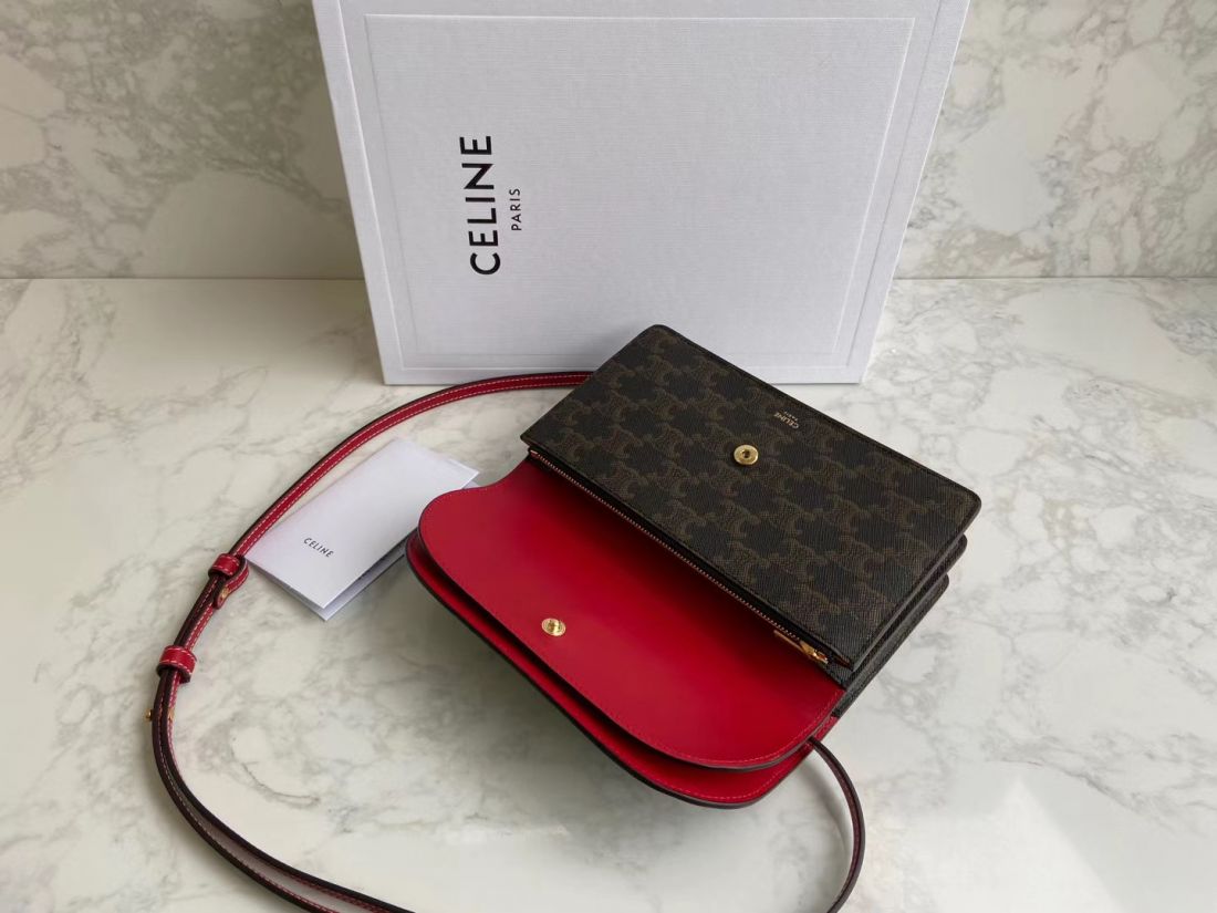 Клатч CELINE TRIOMPHE CANVAS