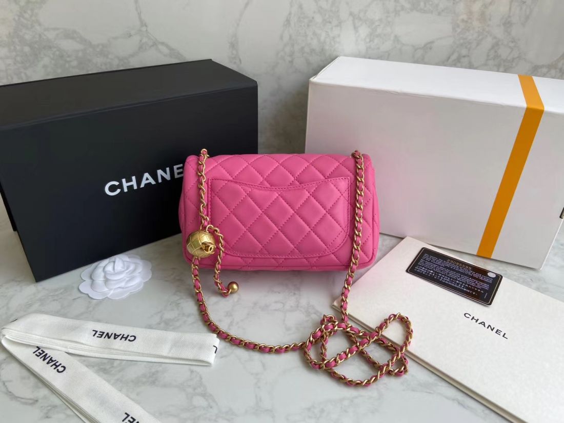 CHANEL Shoulder Flap Bag 20 cm