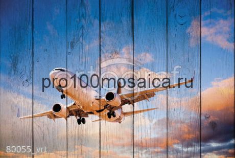 80055 Картина на досках серия АВИАЦИЯ